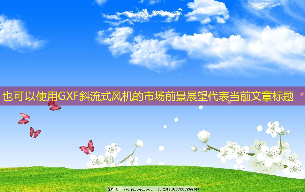 GXF斜流式風(fēng)機(jī)的市場(chǎng)前景展望